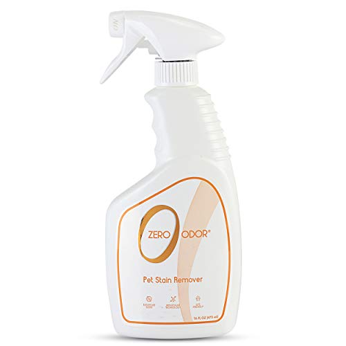 Zero Geruch - Pet Flecken Entferner & Geruch Eliminator - dauerhaft entfernen Flecken & Geruch mit patentierter Technologie Beste für Teppich, Möbel, Böden, Pet Bett - Look and Geruch Great, 16 oz (über 400 Sprays)